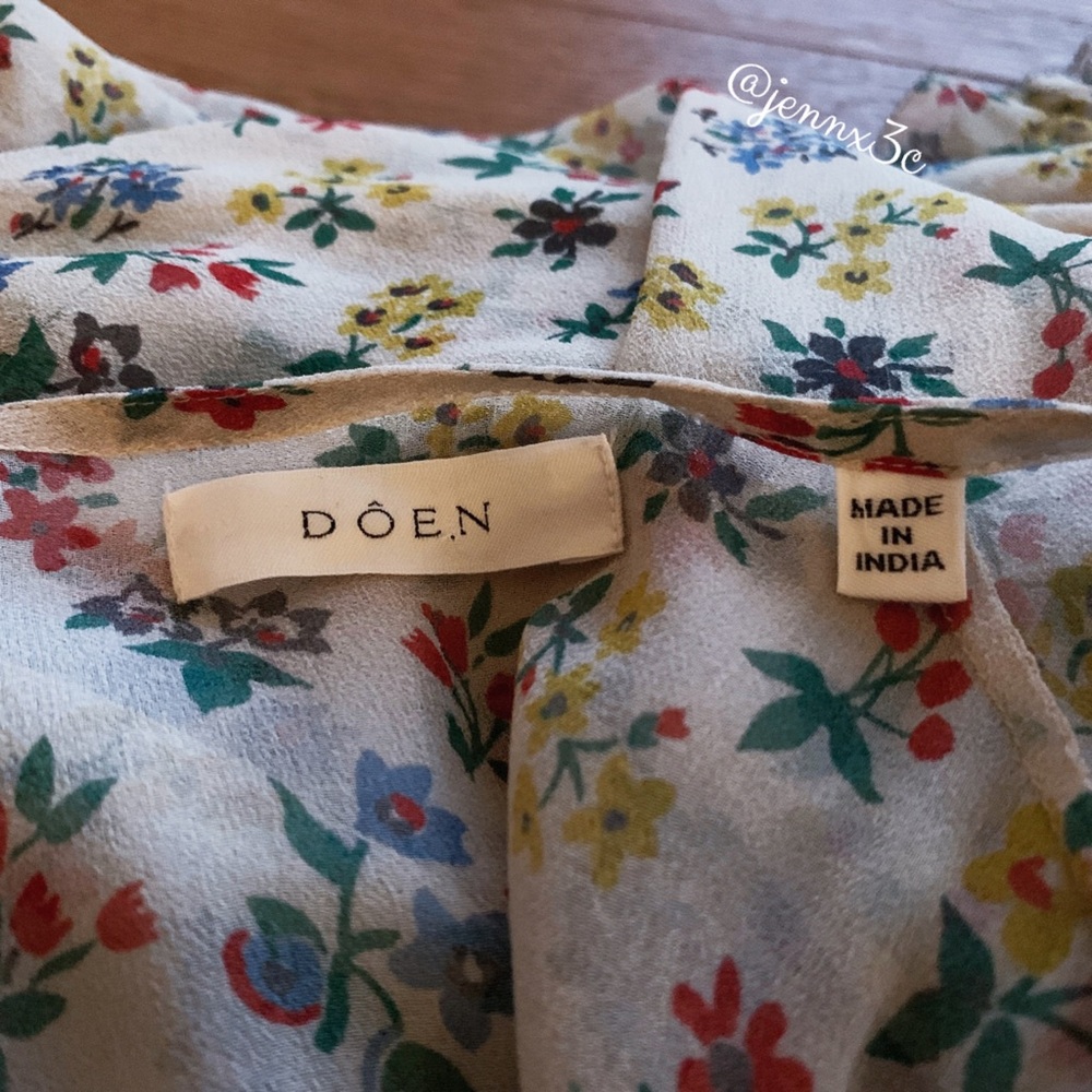 DÔEN Saffron Dress || Bouquet Floral - Picture 7 of 16